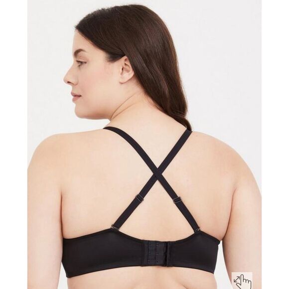 Bundle of 2 TORRID CURVE Bras, Balconette Bra and XO Plunge Push Up, Sz 40DD - Picture 15 of 16